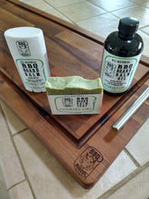 Load image into Gallery viewer, BBQ Board Balm™, Complete Care Package (Wax, Oil, Soap &amp; Lint Free Cloth)
